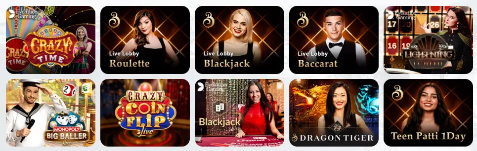 Live casino games STAR111 CASINO